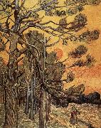 Vincent Van Gogh, Pine trees against an evening Sky